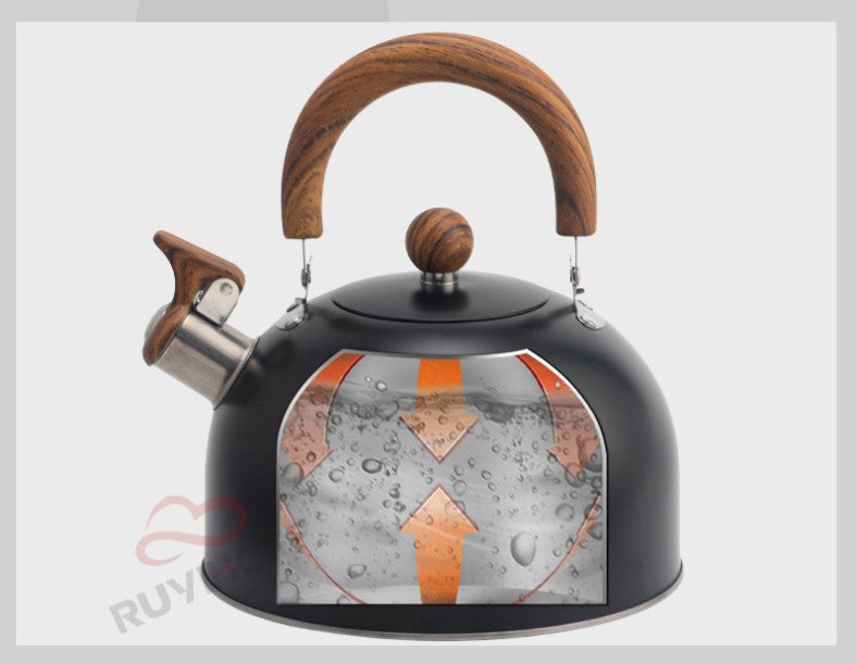 Hervidor de acero inoxidable con silbato 3L 2.5L