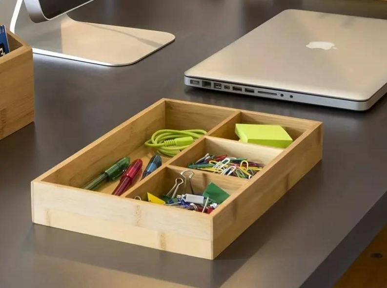 Organizador de bambú