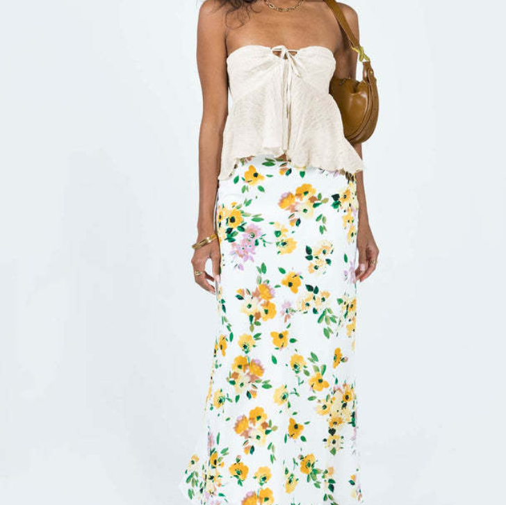 ZENAR: Top Strapless Ruched