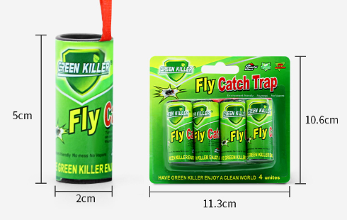 Contra Insectos - Doble Cara con Pegamento Fuerte en Tiras para Eliminar Insectos - NO TÓXICO PARA HUMANOS NI MASCOTAS