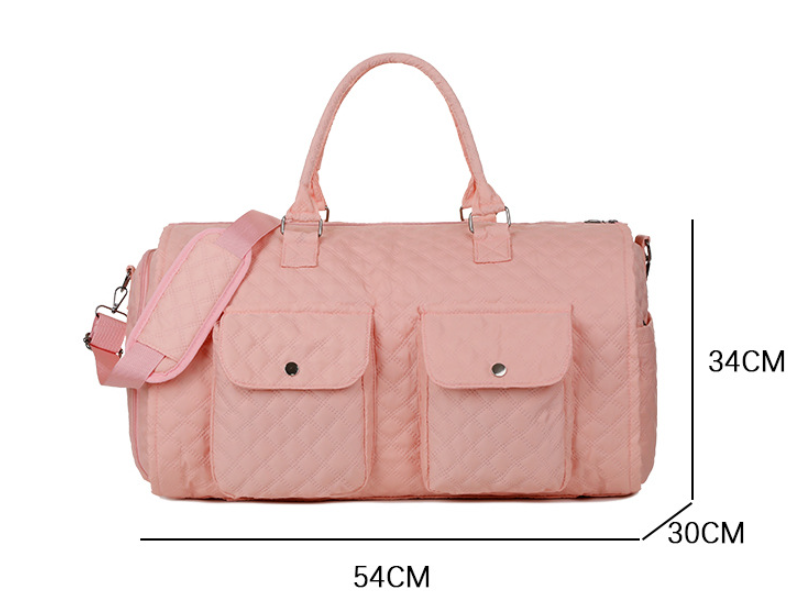 Bolsa de Viaje Duffel con Compartimento para Zapatos y Ruedas