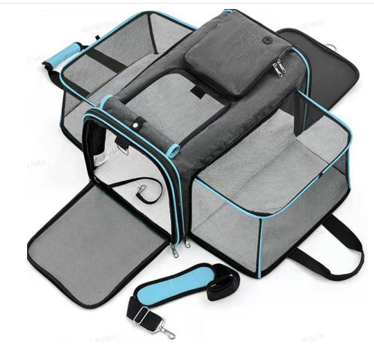 Bolsa para perro portátil con correa de hombro