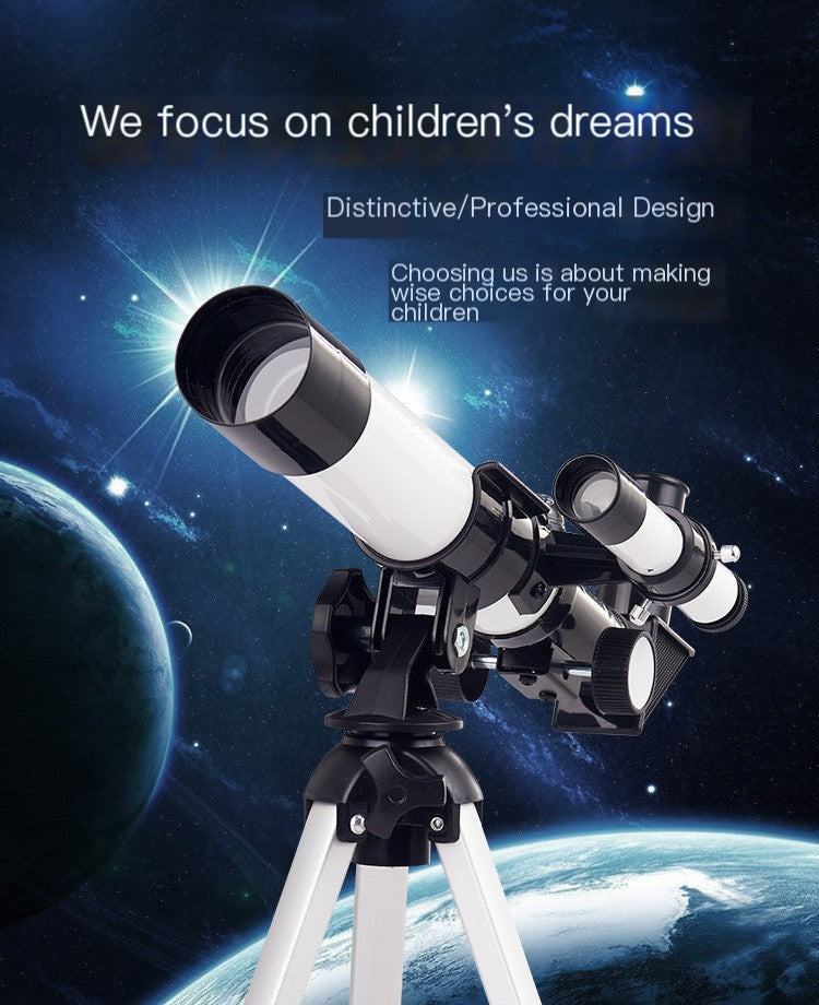 Telescopio astronómico con trípode ajustable - SkyVista UltraZoom 6000X