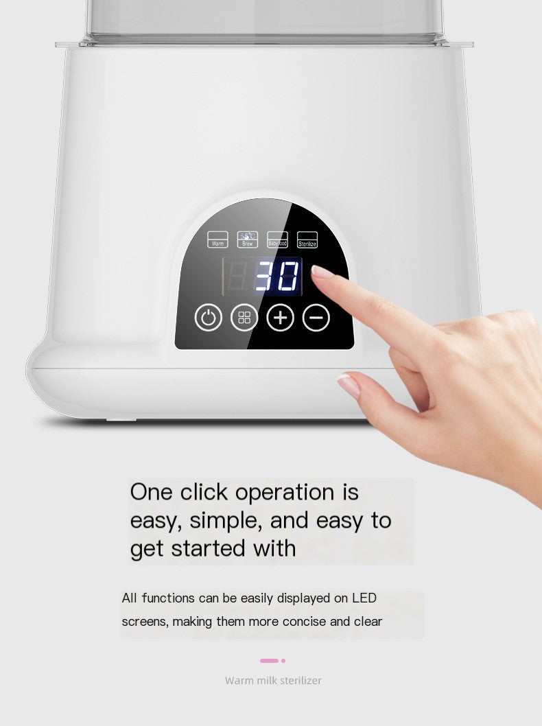 Biberón con termostato automático