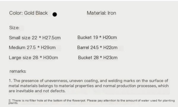 Florero Nórdico Redondo de Hierro Forjado Negro
