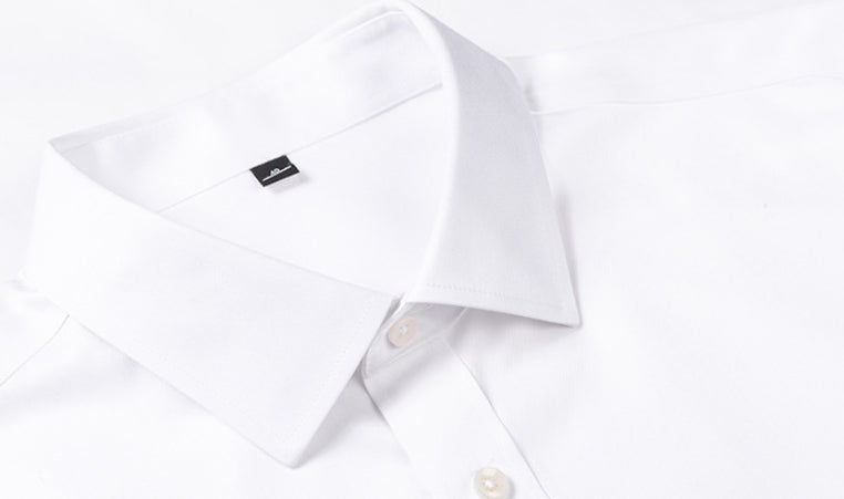 LUMEN: Camisa de Vestir Blanca de Algodón para Hombre