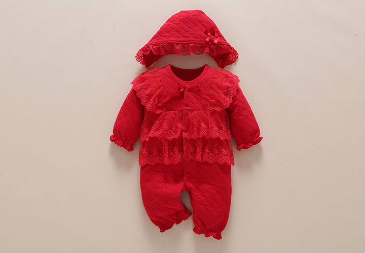 Vestido de princesa de una pieza para niña