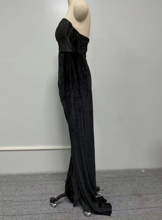 Selina: Vestido de fiesta de noche sin espalda