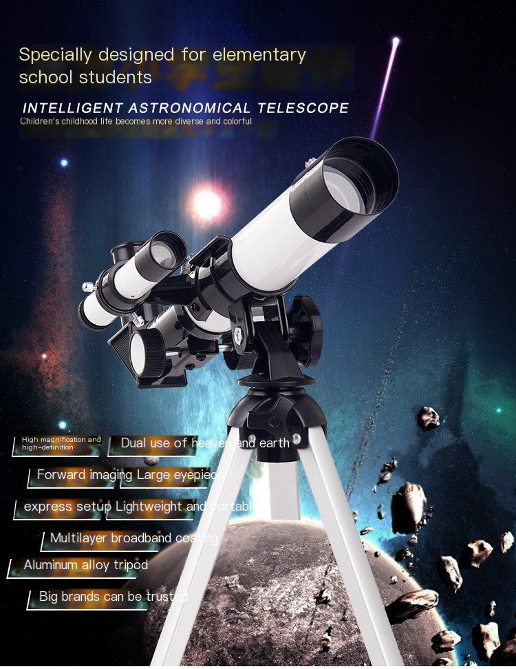 Telescopio astronómico con trípode ajustable - SkyVista UltraZoom 6000X