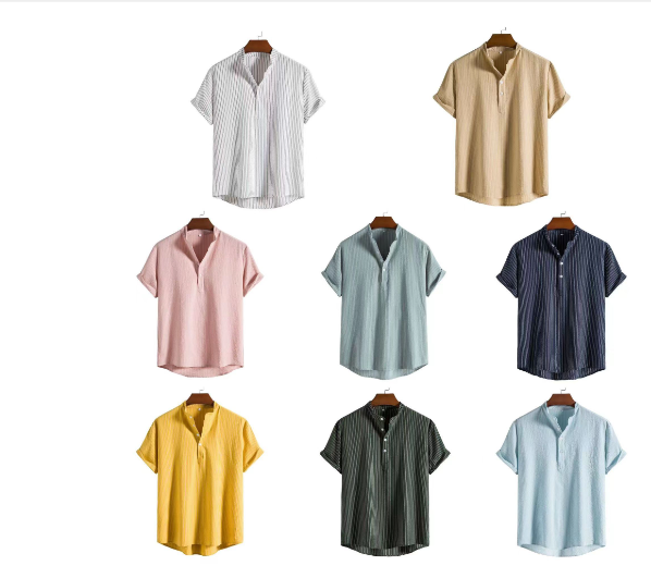 ZOOPER: Camisa de Lino y Algodón de Silueta Urbana para Hombre