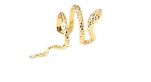 Aretes "Encanto de la Serpiente" con Baño de Oro y Piedras Semipreciosas (3 Colores)