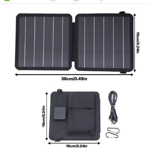 Cargador solar portatil