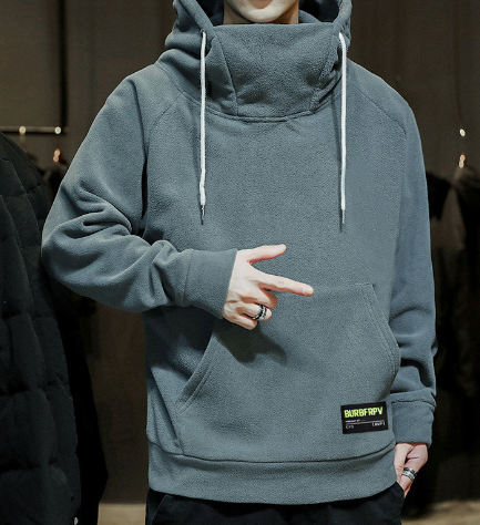 Sudadera Canguro para Hombre con Gola Alta