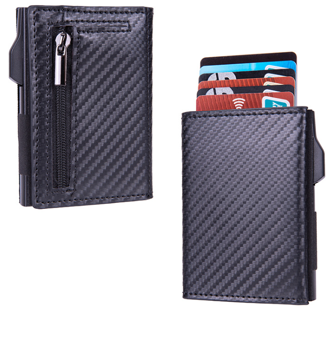 Cartera Slim para Hombre – Triple Pliegue, Múltiples Ranuras y Estilo Urbano