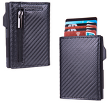 Cartera Slim para Hombre – Triple Pliegue, Múltiples Ranuras y Estilo Urbano