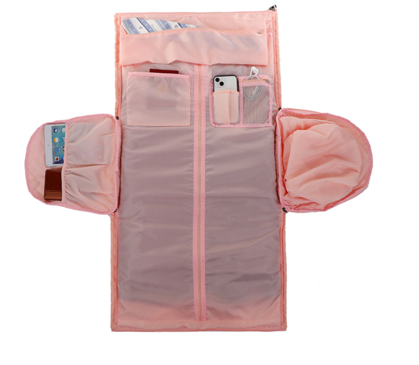 Bolsa de Viaje Duffel con Compartimento para Zapatos y Ruedas