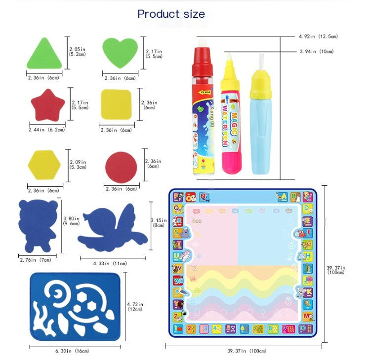 Tapete de agua educativo