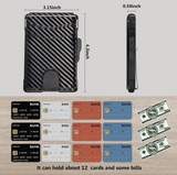 Cartera Porta Tarjetas Slim con Protección RFID – Diseño Minimalista y Seguro