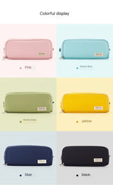 Estuche doble para lápices color macaron