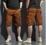 Pantalones cortos cargo utilitarios urbanos/pantalones cortos de trabajo de verano para hombre