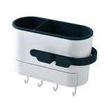 Colgador de Pared para Secador de Pelo - Soporte Plástico por Succión Sin Perforar (Estilo Moderno Simple)