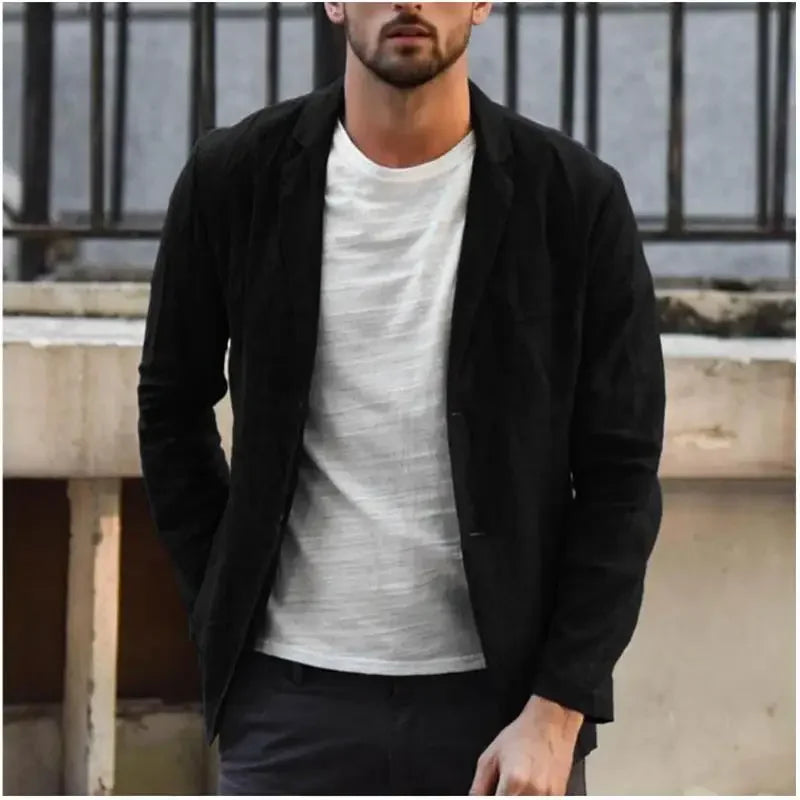 https://ae01.alicdn.com/kf/S54c32a11110b48b6be44006cfded02f7O/2023-Men-s-Suit-Autumn-Cotton-Linen-Loose-Solid-Color-Thin-Regular-Casual-Suit-Coat.jpg