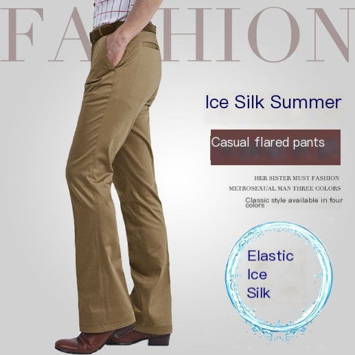 Pantalones acampanados de corte de bota para hombre