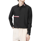 KALYX: Camisa de Rayas Coloridas Slim Fit para Hombre