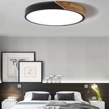 Lámpara de Techo LED Nórdica Moderna con Diseño de Madera