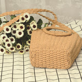 Ravello: Bolso de Rafia Trenzado Premium