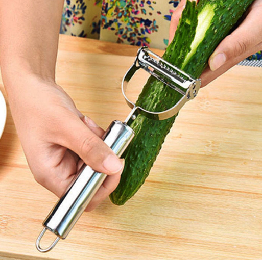 Rallador y pelador de verduras - Acero inoxidable