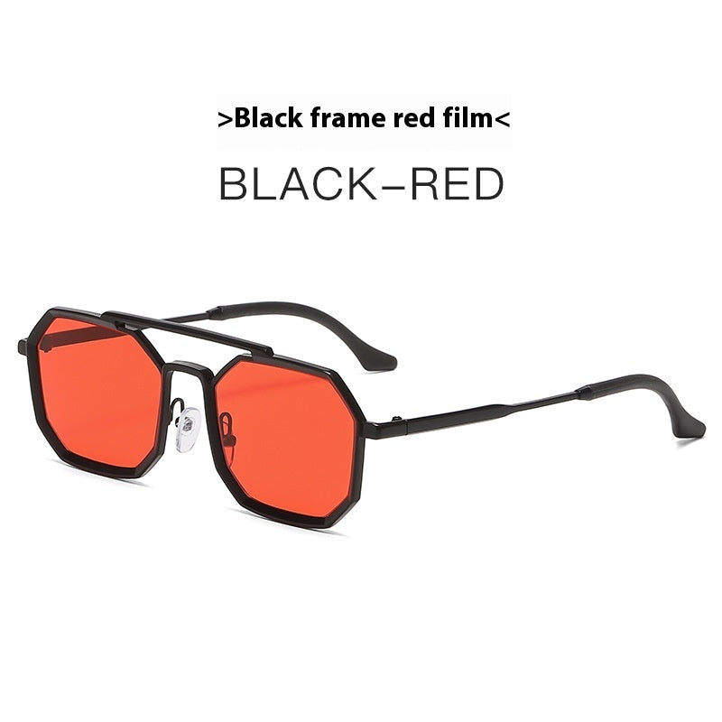 Lentes unisex para sol con doble puente