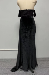 Selina: Vestido de fiesta de noche sin espalda