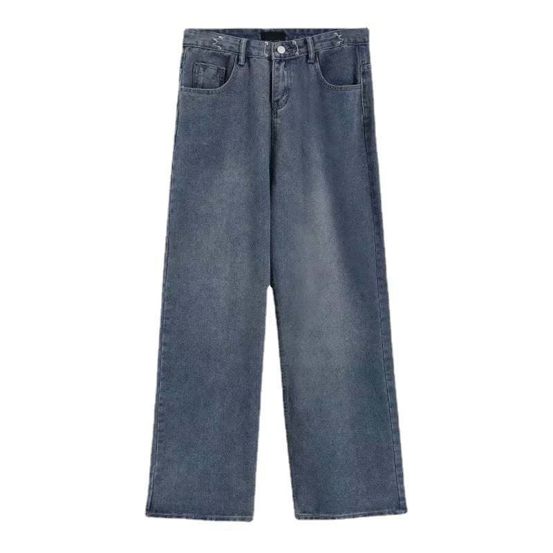 Pantalones rectos holgados y elegantes de estilo vintage