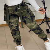 Pantalones con diseño de camuflaje para mujer