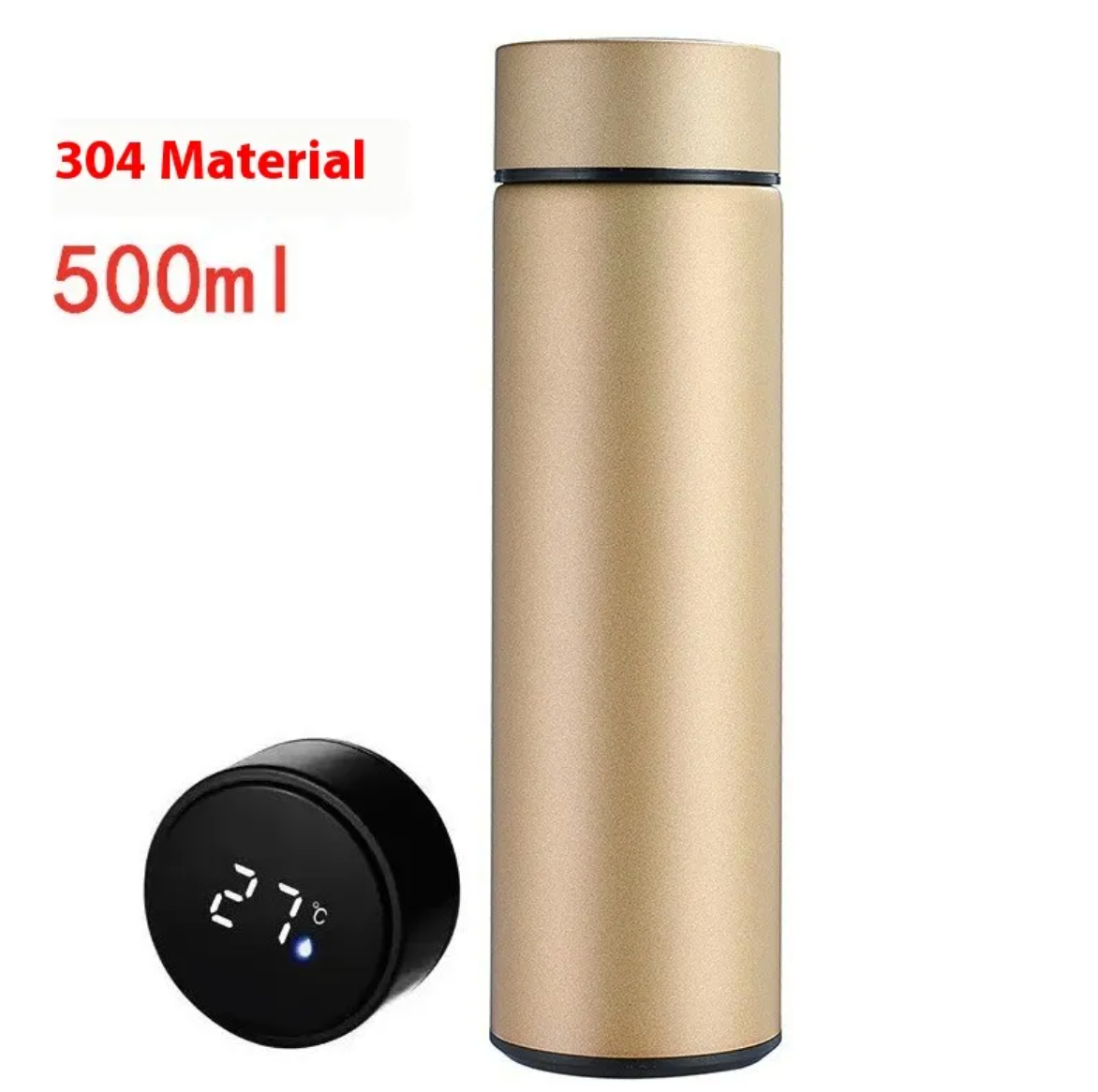 Termo Inteligente con Pantalla LED de Temperatura