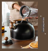 Hervidor de acero inoxidable con silbato 3L 2.5L