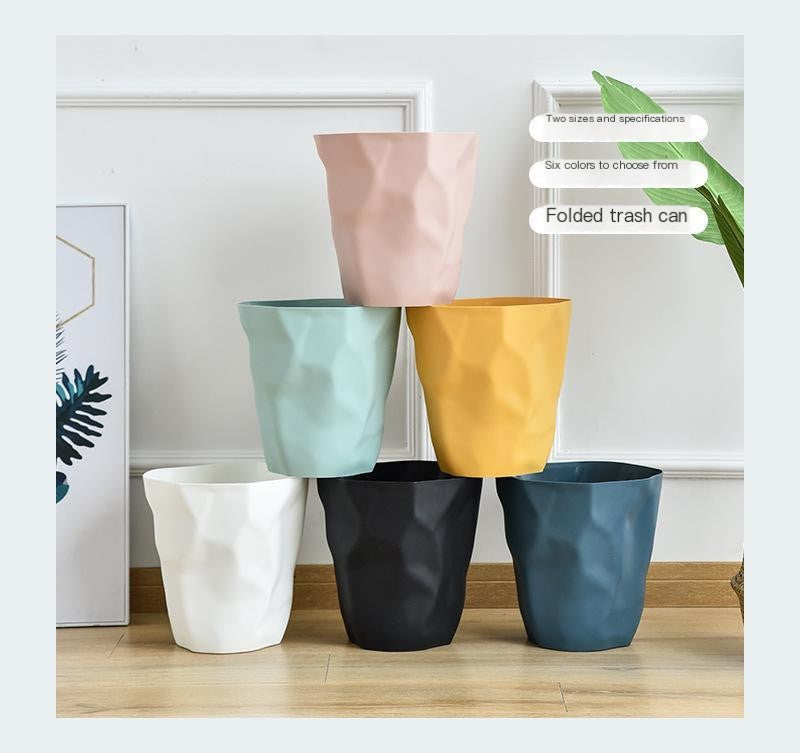 Bote de basura irregular