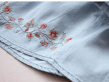 Nuevo vestido vaquero de otoño para niñas.