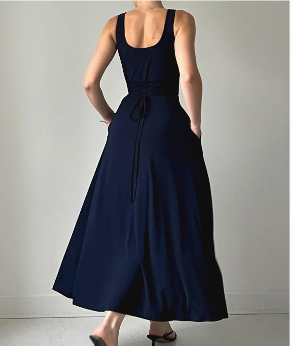 Vestido de mujer con doble bolsillo