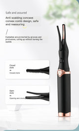 Rizador recargable portátil para pestañas con giro 360°