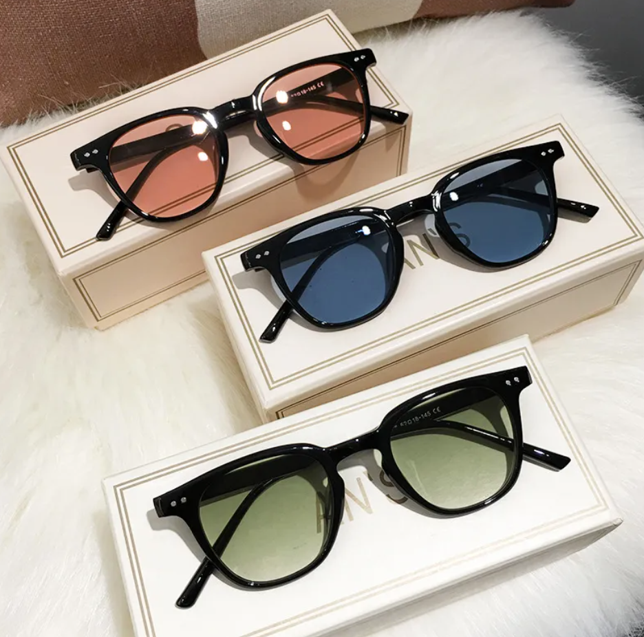 Lentes de sol unisex muchos colores neutros