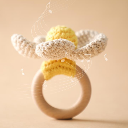 Sonajero De Flores De Ganchillo