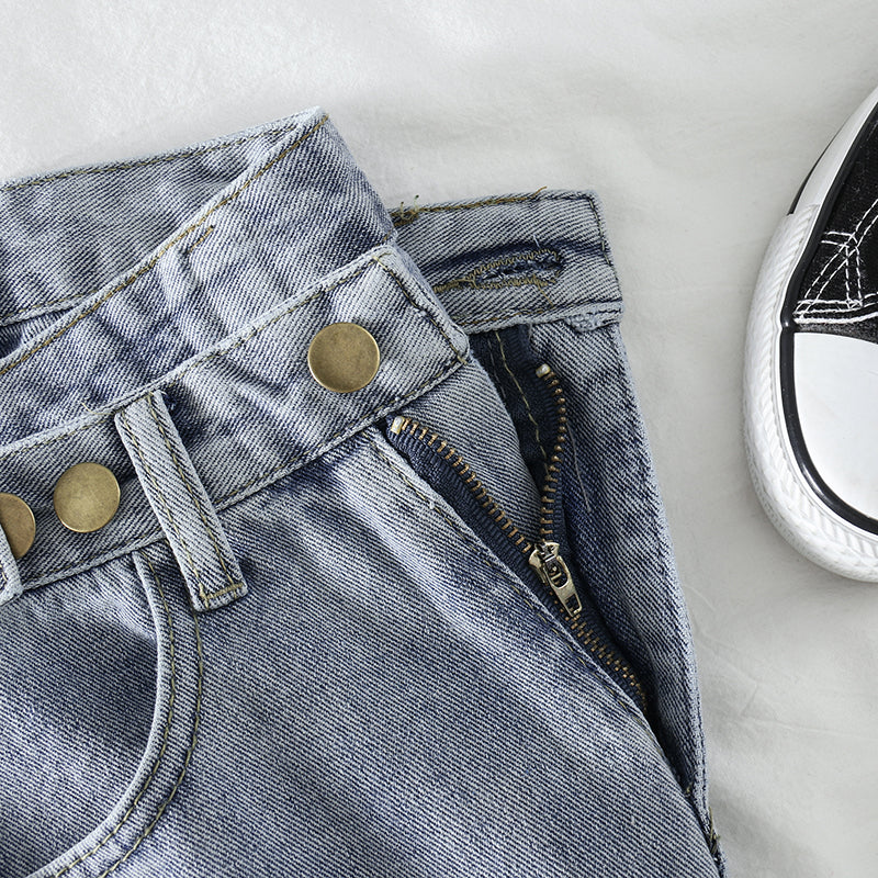 VALEN: Jeans de Silueta Relajada High-Waist