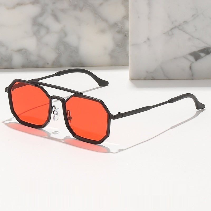 Lentes unisex para sol con doble puente