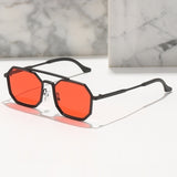 Lentes unisex para sol con doble puente