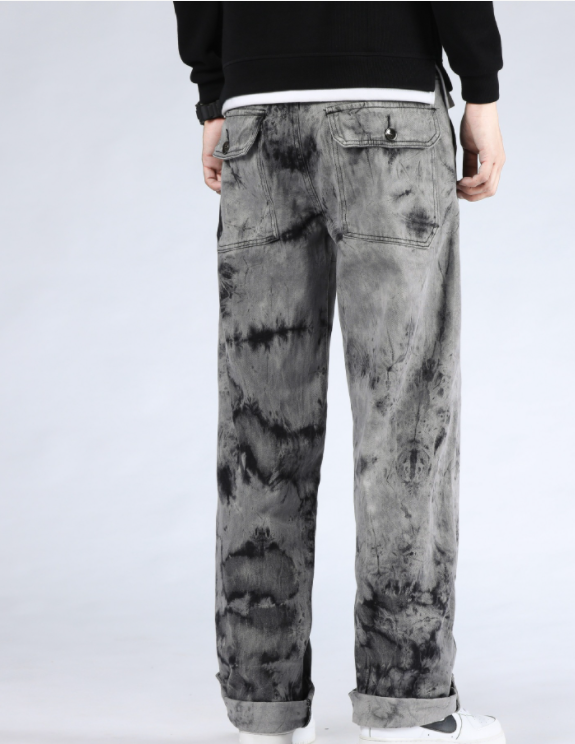 Pantalones de skate holgados y elegantes de talla grande para hombre