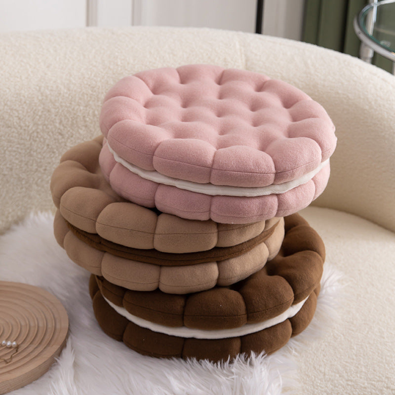 Cojín Simulado de Galleta para Decoración del Hogar