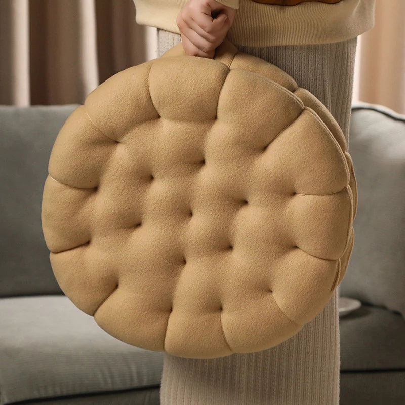 Cojín Simulado de Galleta para Decoración del Hogar