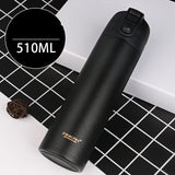 Taza Térmica Portátil para Hombres y Mujeres con Tapa de Rebote para Negocios